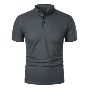 Vêtements de golf à manches courtes avec logo personnalisé Polo pour hommes Chemises de golf pour adultes Polos à manches courtes en polyester 100% coton à séchage rapide pour hommes - Product Image 1