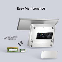 Sistema POS de 15,6 pulgadas con interfaz oculta y tecnología antideslumbrante para hoteles
