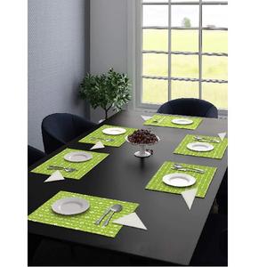 Design Unique Top des ventes 100% coton biologique Double couche imprimé café salle à manger fête tapis de Table certificat GOTS haute qualité - Product Image 6