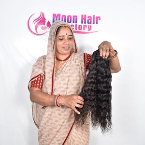 Precio al por Mayor, Cabello Humano Indio Virgen de 10-36 Pulgadas, Rizado, en Paquetes, Cutícula Alineada, Doble Trama, Extensiones de Máquina - Product Image 5