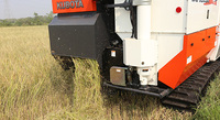 Moissonneuse-batteuse Kubota DC 105X d'occasion, machine à récolter le riz, haute capacité, équipement agricole durable