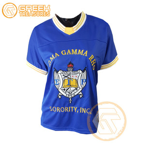 T-shirt personnalisé pour femmes Sigma Gamma Rho, vêtements de sororité, été, coton jersey respirant écologique, manches courtes, haut - Product Image 4