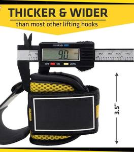 Crochet de musculation avec sangle de maintien pour poignet – Soutien pour la force athlétique, le fitness et la musculation - Product Image 5