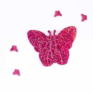 Sequin forme spéciale trous à deux côtés couleur holographique, Selanusa - Product Image 1