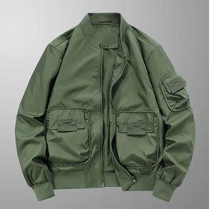 Veste de baseball pour homme, veste varsity, veste bomber brodée d'anime avec col montant, traitement enduit - Product Image 5