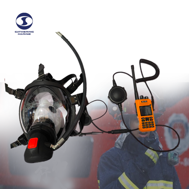 Firefighter Full Bone Headset Explosion-proof Ptt Bone Conduction Headset for Industrial Firefighting