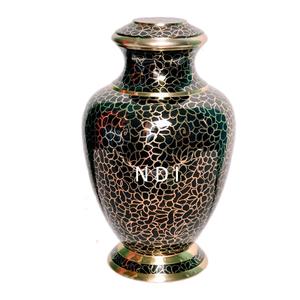 Urnes funéraires décoratives courbées à la main, urnes funéraires pour cendres de crémation, urnes de crémation en laiton massif de qualité supérieure - Product Image 5