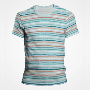 T-shirt d'été en coton lavé avec logo imprimé numériquement, vintage et personnalisé, de couleur unie, épais et surdimensionné pour hommes - Product Image 4