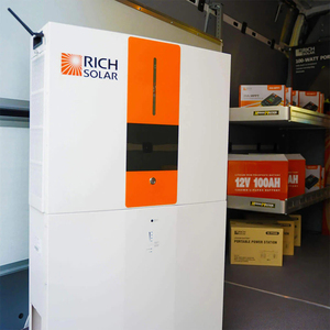 ชุดโซลาร์เซลล์ออลอินวัน Rich Solar 10kWh 2700W สำหรับ Powerwall เชื่อมต่อระบบไฮบริดกับกริด พร้อมแบตเตอรี่ลิเธียมโซเดียมไอออน BMS สำหรับบ้าน - Product Image 6