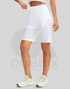 Pantalones cortos Cargo para mujer Fitness Short 100% Poliéster Logotipo personalizable Etiqueta Color Patrón Diseño Pantalones cortos para mujer - Product Image 1