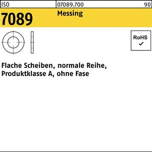 Rondelle en laiton ISO 7089 - Paquet de 100, taille 2 mm - Product Image 1