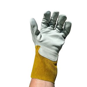 Gants de maroquinier en cuir à prix d'usine |   Gants de soudage de sécurité |   Gants de travail respirants et résistants pour hommes |   Fonction d'écran tactile - Product Image 1