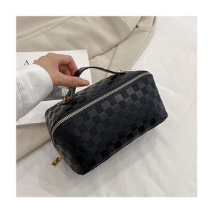 Organisateur de maquillage de mode de sac cosmétique en cuir de haute qualité, trousse de toilette de voyage, étui de beauté compact pour dames - Product Image 2