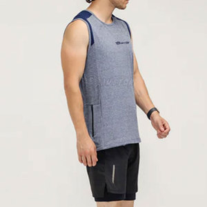 Ropa de entrenamiento Camiseta sin mangas para hombre Ropa activa Secado rápido Transpirable Camiseta sin mangas más vendida para hombres - Product Image 3