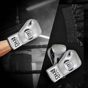 Gants de boxe professionnels CLETO REYES pour hommes et femmes, cuir et crin de cheval, MMA, kickboxing, Muay Thai, à lacets - Product Image 2