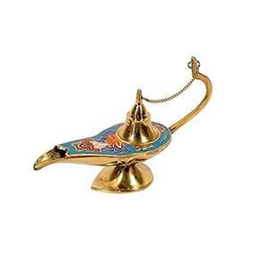 Lámpara mágica de latón, lámpara de aceite para bodas, de metal - Product Image 6