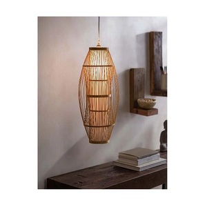 Hot Sale New Retro Farmhouse LED <b>Table</b> <b>Lamp</b> with Rattan <b>Wicker</b> Fabric Shade Natural Finish - Product Image 5