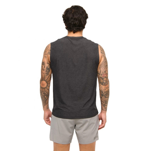 OEM Wholesale <b>Mens</b> Slim <b>Fit</b> Tank Top for Gym Sportswear Polyester Cotton Sleeveless <b>Mens</b> Shirt Custom Logo Quick Dry <b>Muscle</b> <b>Vest</b> - Product Image 2