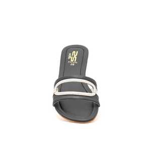 รองเท้าแตะ FN7645รองเท้าแตะแฟนซีสีดำ - Product Image 1