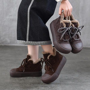 Botas de Invierno para Mujer con Suela Gruesa, Botas de Lluvia Impermeables, Zapatos de Goma para el Agua, Zapatos Casuales para Dama - Product Image 3