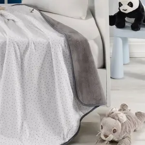 Manta de felpa de tacto suave para bebé, tela Welsoft para proveedores de productos para bebés, fabricada en Turquía - Product Image 1