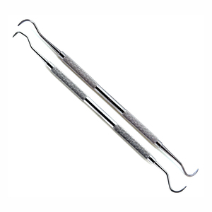 Escaladores dentales de Hoz, sondas de doble extremo hechas de acero inoxidable, cuidado de la higiene bucal, juego de herramientas profesionales, Veter Dental médico - Product Image 4