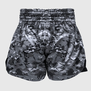 กางเกงมวยไทยมืออาชีพ สีสั่งทำได้ คุณภาพสูง สำหรับฝึกซ้อมและแข่งขัน MMA มวยไทย บริการ OEM - Product Image 6