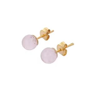 Pendientes de Oro Amarillo de 10K con Diamante Princesa Cultivado en Laboratorio, Estilo Hip Hop, Regalo de Cumpleaños para Mujer - Product Image 3