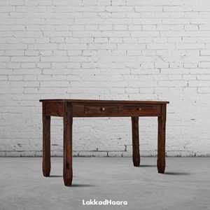 Freya โต๊ะรับแขกไม้เนื้อแข็งโต๊ะทำงานที่หรูหราและโต๊ะอ่านหนังสือสำหรับสำนักงานที่ทันสมัยโรงแรมและพื้นที่แบบมืออาชีพ - Product Image 4