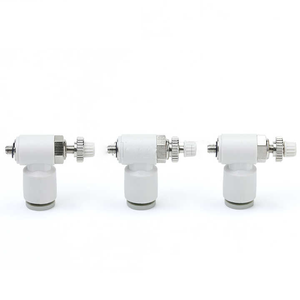 Accesorio Neumático Industrial, Válvula de Control de Flujo de Aire de un Toque, Regulador de Velocidad de Flujo de Aire, Nuevo Regulador de Rosca de Plástico - Product Image 4