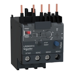 Relè di Sovraccarico Termico Differenziale SCHNEIDER ELECTRIC LR2K0314 TeSys Classe K 10A 5.5...8 A - Product Image 1