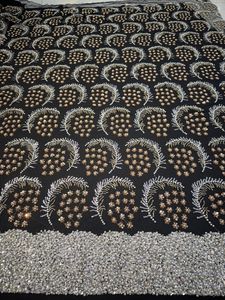 Tela de red de piel con apliques actualizados, resistente al agua e impermeable para el hogar, textiles y confección de vestidos - Product Image 3