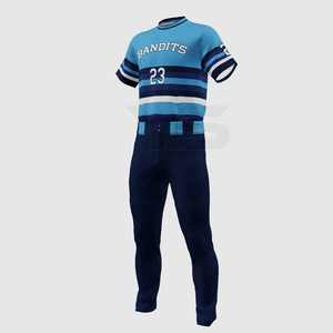 ชุดเบสบอลของผู้ชายชุดเบสบอลชุดกีฬาแบบสั่งทำโลโก้ได้ - Product Image 3