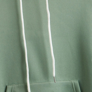 เสื้อฮู้ดดี้สีเขียวขาวคุณภาพสูง  แบบมีโลโก้สั่งทำได้  เสื้อฮู้ดดี้แบบสวมหัว  ผ้าฝ้ายฟลีซ  สำหรับทุกเพศ  สไตล์ลำลองแนวสตรีทแวร์ - Product Image 5