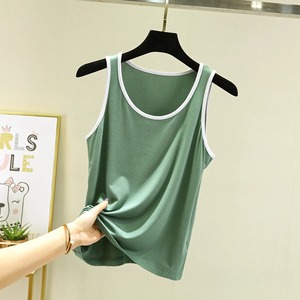 Camiseta sin mangas de entrenamiento para mujer de calidad superior 1OO % algodón orgánico camisa elegante para mujer Camisetas transpirables para correr - Product Image 4