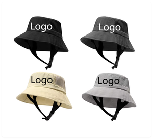 Men's Nylon Boonie Surf <strong>Bucket</strong> <strong>Hat</strong> with Zipper Pocket Plain Outdoor Fisherman Sun Cap Custom <strong>Bucket</strong> <strong>Hat</strong> for Beach Party Favors - Product Image 1