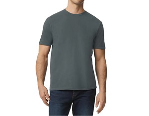 Camisetas de Cuello Redondo para Hombre, 100% Algodón de Alta Calidad, Estilo Casual, Cómodas, Corte Holgado/Recto/Amplio, Secado Rápido, Transpirables, Diseño Liso - Product Image 1