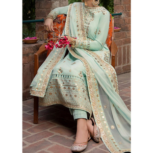 Hot <b>Sale</b> Fashionable High Quality Stylish Custom Embroidery Printed Lawn <b>Dress</b> <b>for</b> Women Best Wholesale Lawn <b>Dress</b> Maxi - Product Image 5