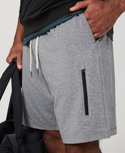 Pantalones Cortos de Verano para Hombre, Ligeros, de Algodón y Poliéster, Sólidos, de Alta Calidad, Estilo Urbano, con Bolsillos con Cremallera, Impermeables, Transpirables, con Cordón Ajustable - Product Image 4