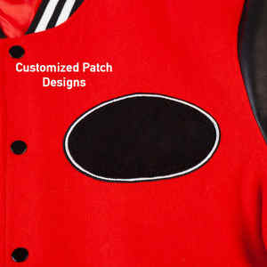 Chaqueta personalizada OEM de moda de invierno con botones universitarios, ropa de calle personalizada, chaqueta de béisbol universitaria para hombre - Product Image 5