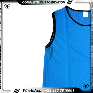 Sublimación personalizada Camisetas de fútbol Scrimmage Chaleco de entrenamiento Chaleco de práctica Baberos de fútbol - Product Image 4