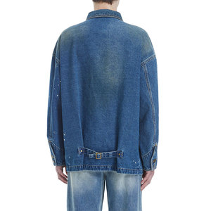 Top Selling Men's Denim Jackets Jeans Denim Made Customized Winter Jean Jackets With Multi Pockets - Product Image 2
