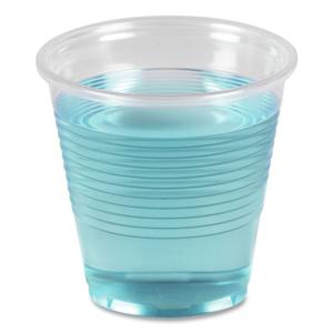 Boardwalk BWKTRANSCUP5CT 5 Oz. Tapas para Vasos Fríos de Plástico Translúcido para Bebidas y Agua Mineral, 100 Unidades por Caja, 25 Bolsas por Caja, 12 oz - Product Image 2