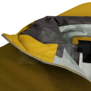 Vente directe en usine marque privée veste de pluie d'hiver à capuche pour hommes avec logo avant imperméable en nylon/polyester décontracté - Product Image 4