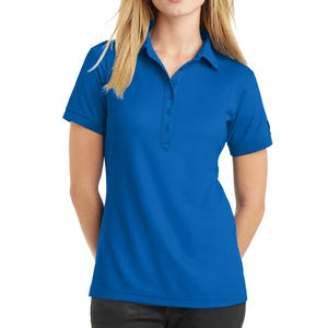 Polo ligero para mujer con mezcla de algodón suave tela cómoda para correr deportes de gimnasio o todos los días a la moda - Product Image 6