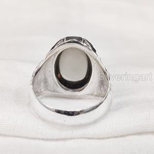 Wholesale Mens <b>Ring</b> Natural Smoky Quartz Gemstone April Birthstone <b>Ring</b> All Sizes <b>Arabic</b> Party Jewelry 925 Sterling Silver <b>Ring</b> - Product Image 5