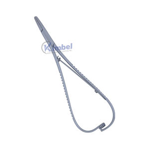 Venta al por mayor TC Castroviejo soporte de aguja 5,5 "14cm 18cm instrumento quirúrgico Dental de ortodoncia curvo recto - Product Image 5