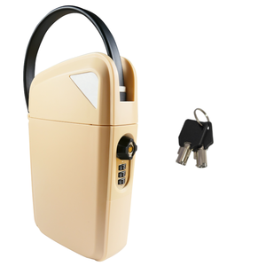 Coffre-fort portable facile à utiliser avec serrure à clé pour la remise de clés à la famille et aux invités, utilisation intérieure/extérieure - Product Image 2