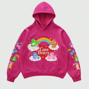 ชุดวอร์มพิมพ์ลาย DTG สำหรับผู้ชายเสื้อมีฮู้ดลายตัวอักษรชุดวอร์มกางเกงขาบานแบบลำลองชุดสตรีท2ชิ้น - Product Image 3