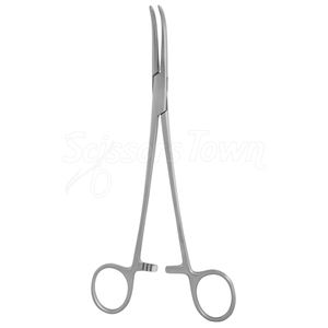 Pinzas Arteriales Heiss de Alta Calidad de 8 Pulgadas Curvas con Serraciones Laterales, Instrumento Médico Quirúrgico - Product Image 1